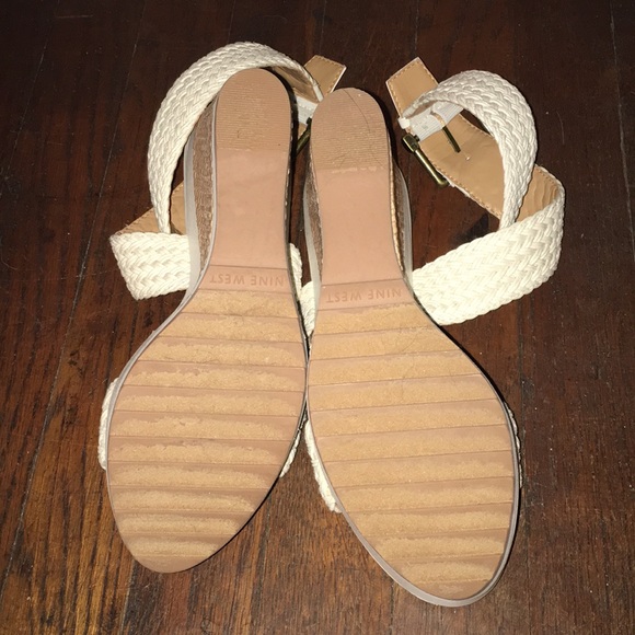 Nine West Strappy Wedges size 8 - Picture 2 of 4